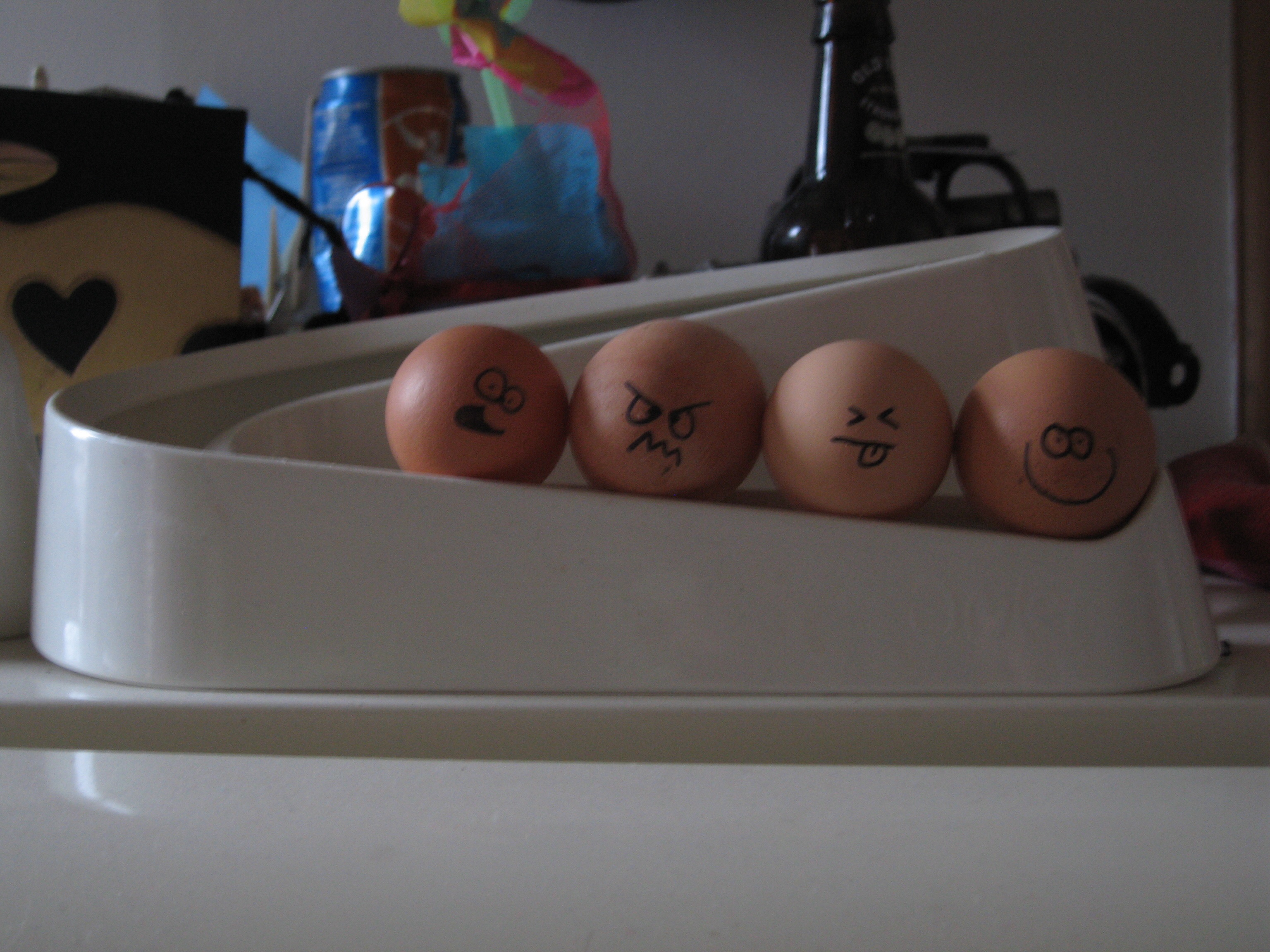 Egg Ramp Plastic Egg Holder for Storing a Dozen Eggs