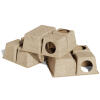 Pack of three hamster chamber compostable hide