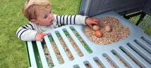 Collecting eggs from your chickens is so much fun!