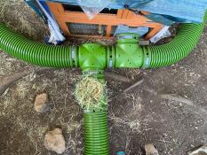 Looking down on a rabbit tunnel system.