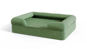 Memory Foam Bolster Dog Bed Small - Sage Green