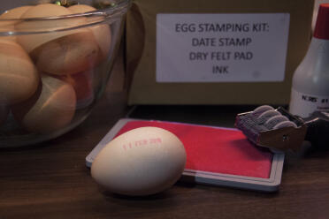 Don't forget to stamp your eggs!