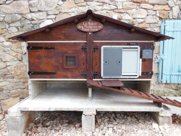 The autodoor looks great on any chicken coop!