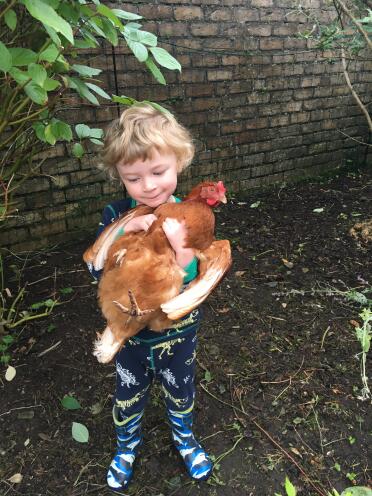 Henry and Mrs Doyle (aged 3 years and 18 weeks respectively!)