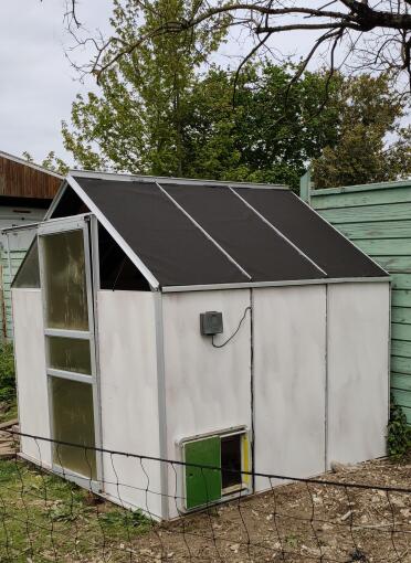 It was so easy to install the autodoor to my greenhouse and transform it into a chicken coop!