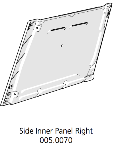 a diagram of a side inner panel right