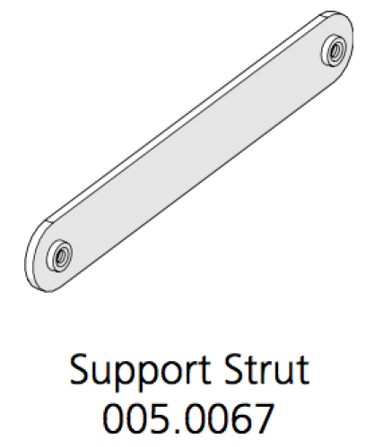 a diagram of a support strut