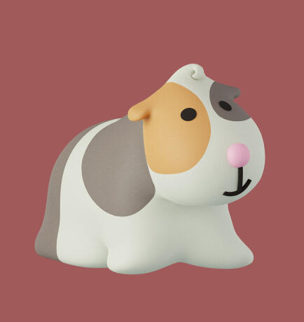 Omlet guinea pig character