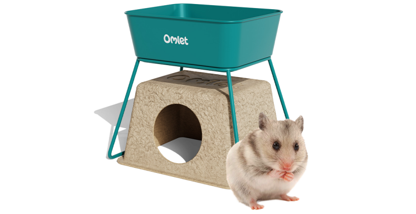 hamster sand bath by omlet