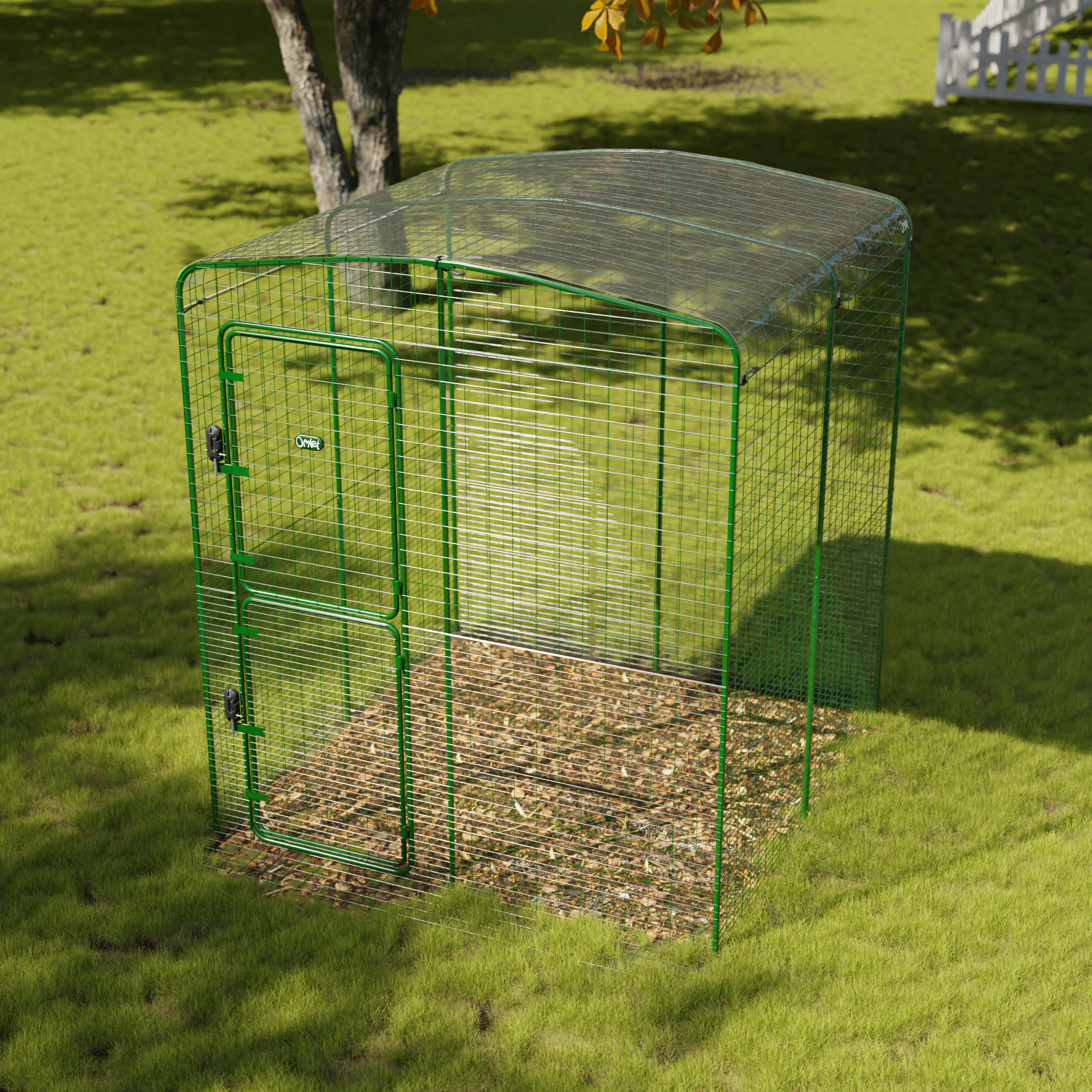 Clear Catio Cat Run Cover - 2x2 | Omlet