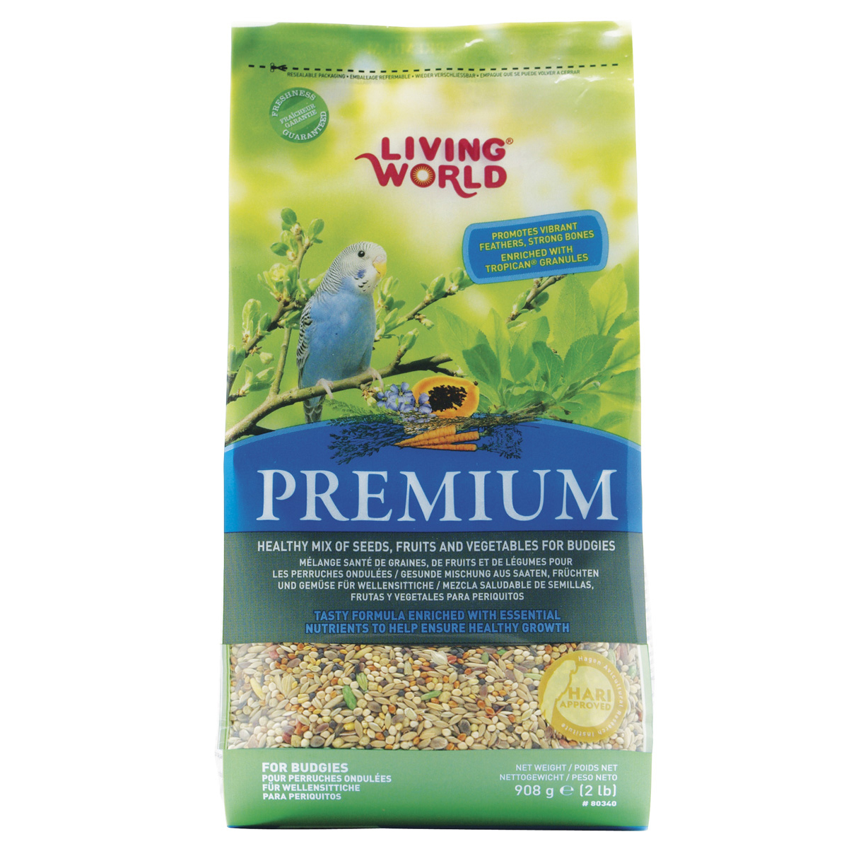 living world premium budgie seed